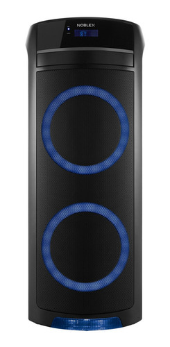 Imagen 1 de 2 de Parlante Noblex MNT390 portátil con bluetooth negro 220V