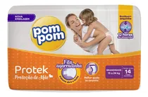 Comprar Fralda Pompom Protek Baby Jumbo Grandinhos  14 Fraldas