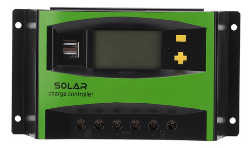 Solar Charge Controller 40a 12-24v Usb 24v Lcd Pwm