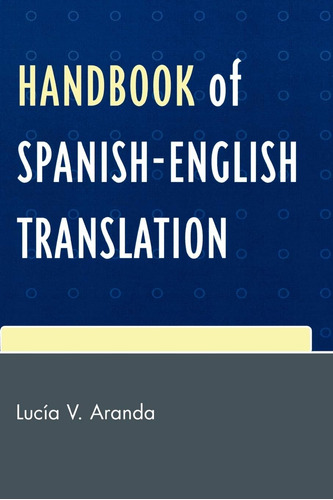 Libro: Manual De Traducción Español-inglés
