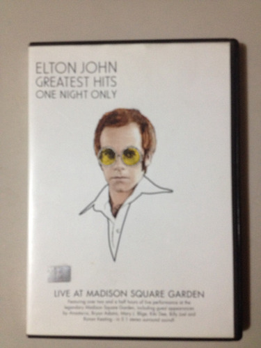Elton John Greatest Hits One Night Only Dvd Usado Nacional