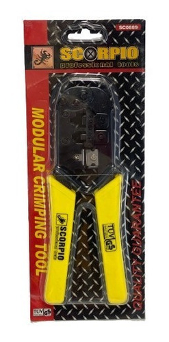 Ponchadora Crimpeadora Para Cable Red Rj45 Rj11 Rj12 Tienda*