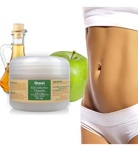 Gel Vinagre Manzana Shana´s Reductor De Panza Quema + Rápido Tipo de envase Pote, Perfecto Para Combinar Con Crema