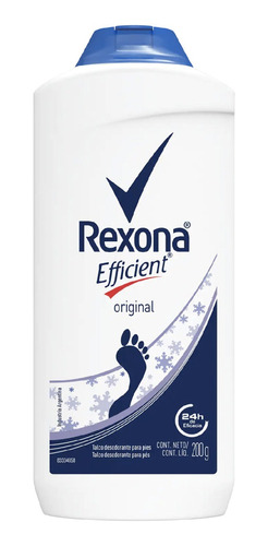 Talco Para Pies Rexona Efficient 200gr