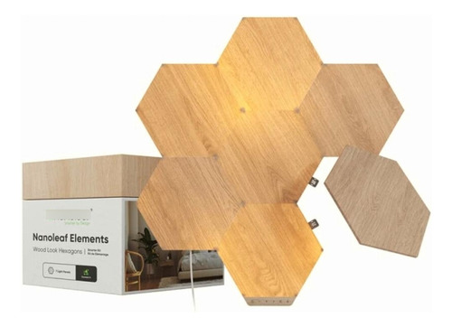 Nanoleaf Elements Kit De Inicio De Hexágonos De Color Café