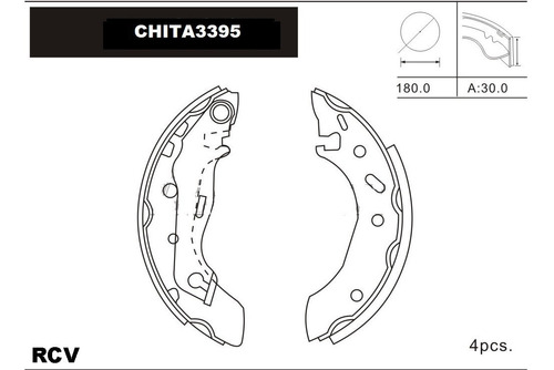 Balata Tambor Trasera Ford Ka  2002