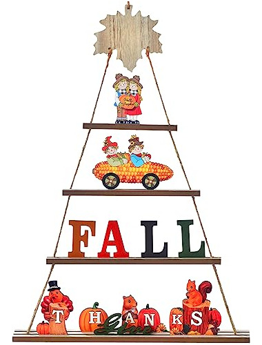 Decoración De Otoño De Idatoo Para El Hogar, Placa De R8fy9