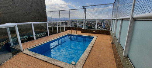Imagem 1 de 14 de Cobertura Duplex 3 Dormitórios-piscina-150 Mts Mar- Amj188