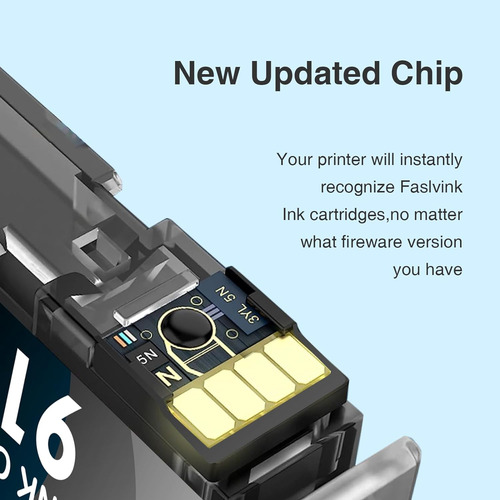 Los Cartuchos De Tinta Faslvink 910xl Para La Impresora Hp P