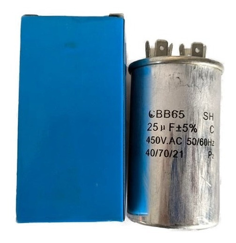 Capacitor Marcha 25 Mfd X 450vac