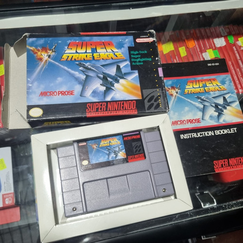 Snes Super Nintendo Super Strike Eagle