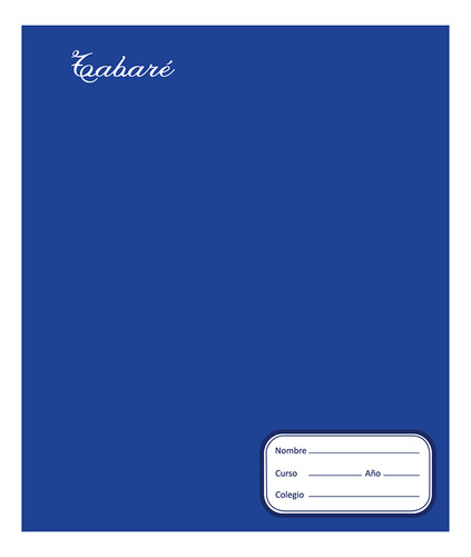 Cuaderno 96 Hojas Azul Rayado Tabaré - Mosca