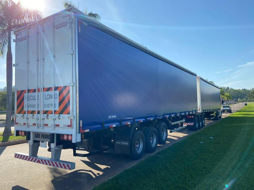 Imagem 13 de 20 de Carreta Rodotrem Baú Sider 9 Eixos - 2023 - 0km Disponível