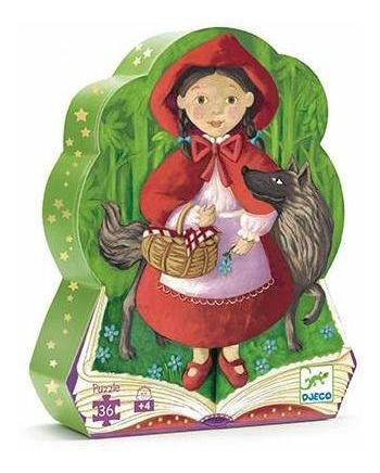 Rompecabezas Para Niños Djeco Puzzle Silueta Caperucita Roja