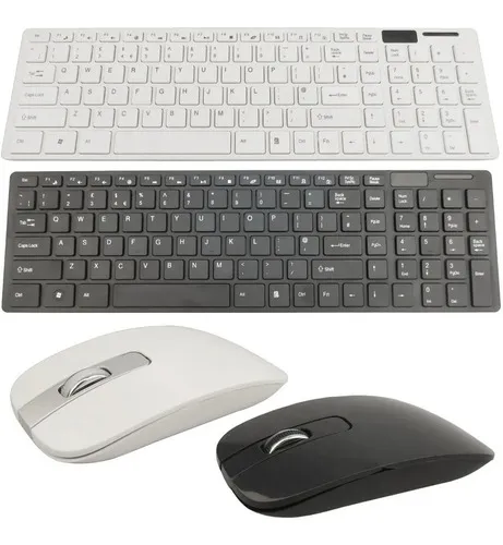 Kit de teclado y rat n inal mbrico delgado teclado inal mbrico