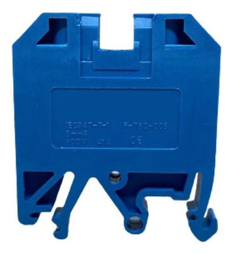 Conector Borne Sak Neutro Azul 6mm - União De Condutores