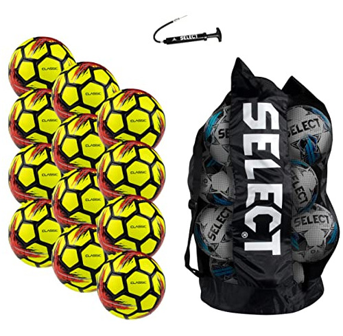 Select Classic V21 Soccer Ball, 12-ball Pack Con Bolsa De Bo