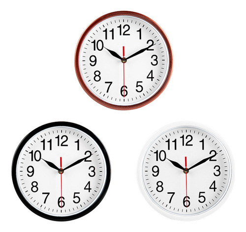Reloj De Pared Antivaho Hermoso Reloj De Cuarzo Naranja