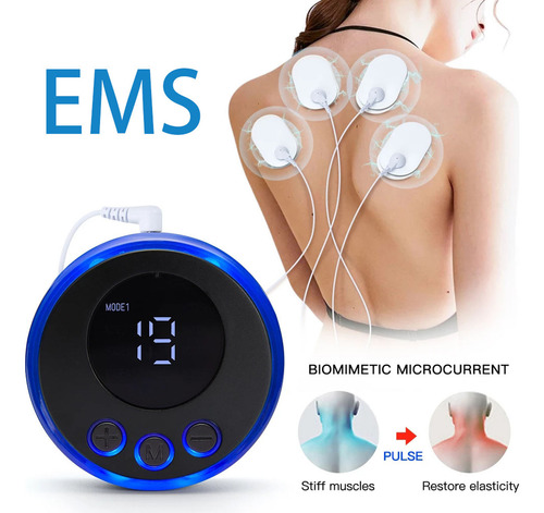 Masaje Facial Eléctrico Electrónico, Con Parches, 8 Modos