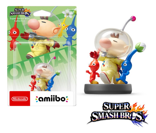 Amiibo Olimar Pikmin Super Smash Bros Nintendo / Mathogames