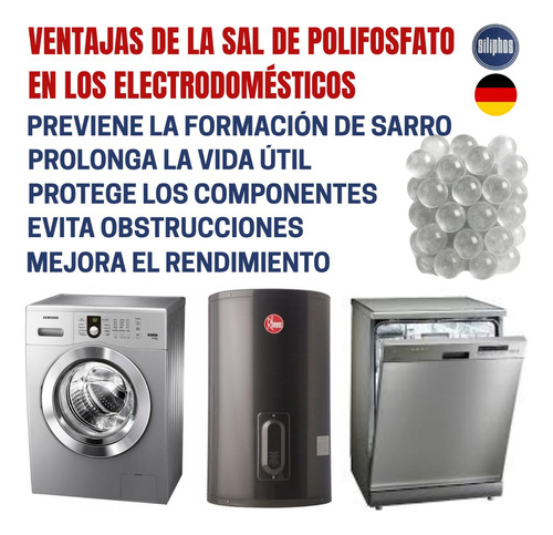 Sal En Bolas Polifosfato 2kg Tratamiento Antisarro Tanques