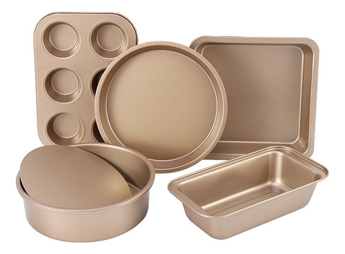 Juego Para Hornear De Antiadherente Para Cocina 5 Piezas