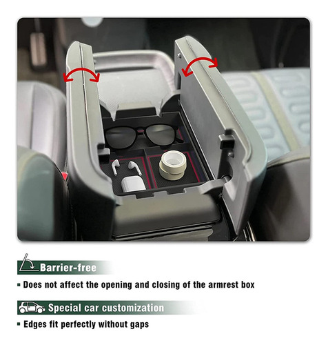 Organizador De Console Central Para Rivian R1t R1s 2022 Armr