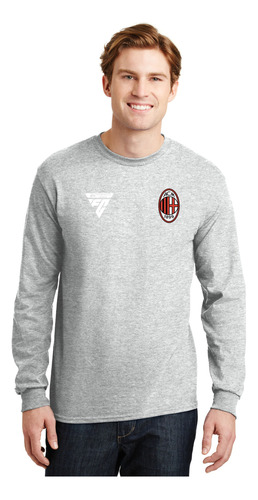 Camiseta Manga Larga Milan Deportes Futbol Ligas Europa