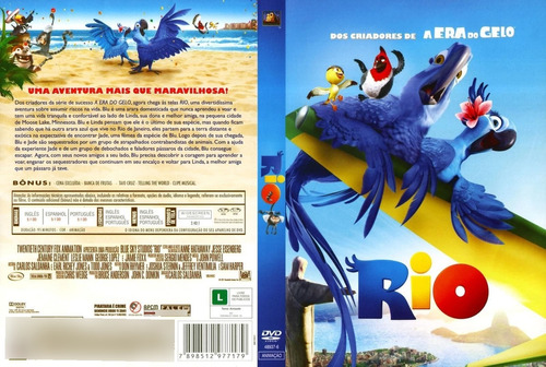 Rio Desenho Dvd Original Lacrado