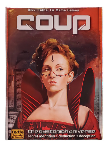 Coup Indie Board Game Juego Mesa Cartas Dystopian Universe