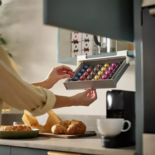 Organizador Deslizante Para Cápsulas De Café Porta Cápsulas Estético Y Funcional Para Cocina Ohmyshop