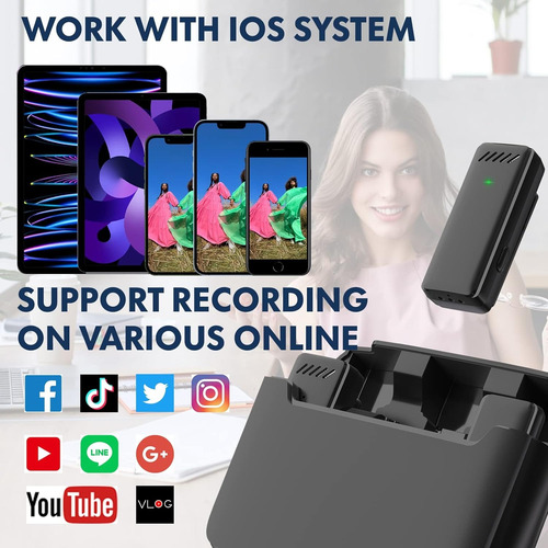 Paquete De 2 Micrófonos Para iPhone Para Grabación De Video