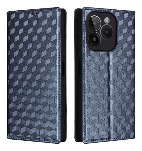 Funda For Blu Bold K10 Cierre Magnético Patrón 3d Tarjeta