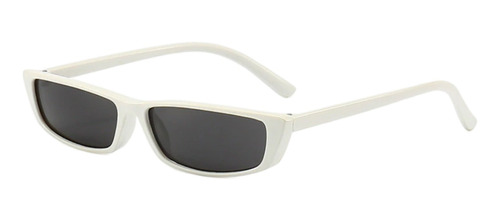 Gafas Lentes De Sol Estilo Bad Bunny Retro Vintage Blanco