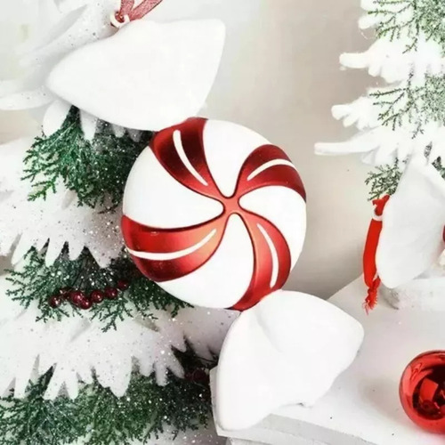Q Colgantes De Caramelo De Decoración Navideña De 32 Cm