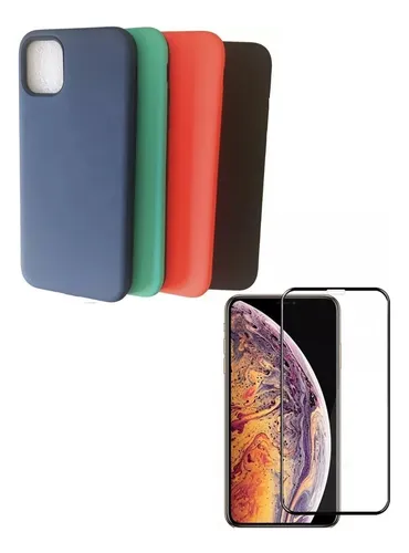 comprar Funda Case Rígida Mas Vidrio Full Cover Para iPhone 11 Pro