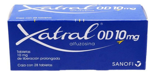 Xatral-od 10 Mg 28 Tabletas Liberación Prolongada