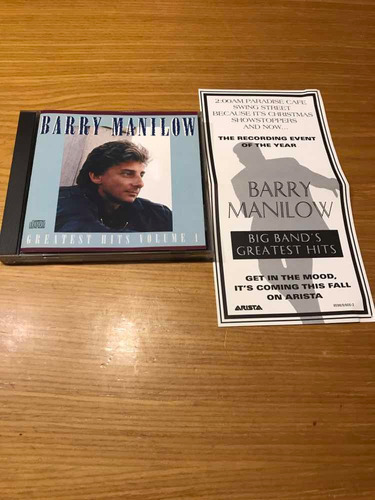 Barry Manilow Greatest Hits Cd Con Folleto Promo 