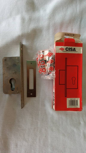 Cerradura Cisa Embutir De Seguridad  25mm Sin Pestillo