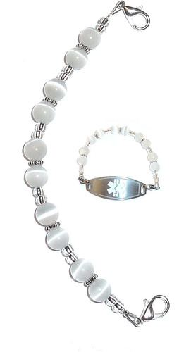 Hidden Hollow Beads Pulsera De Repuesto Intercambiable De Id