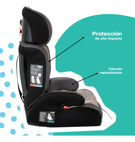 Autoasiento Cosco Hangar Gris Hangar Gris