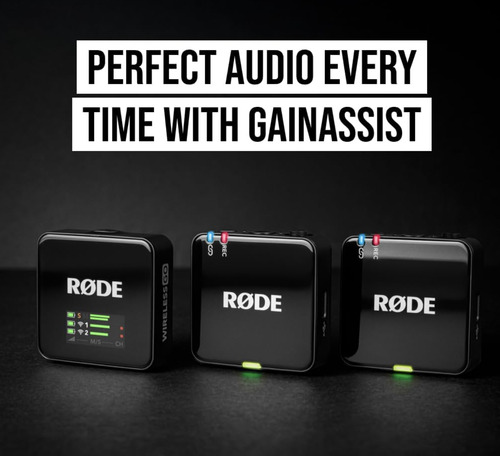 Microfone Rode Wireless Go Gen 3 Compacto, Sem Fio 32 Bit