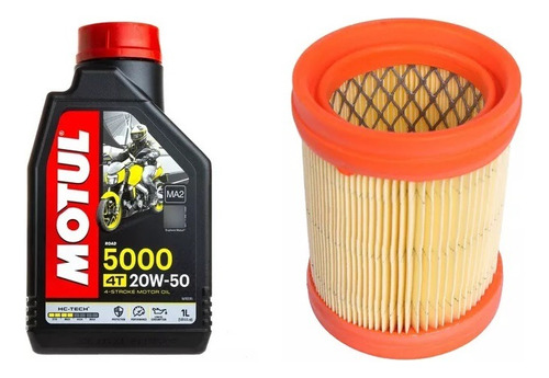 Kit Service Honda Titan Cg150 Filtro + Aceite Motul 20w/50