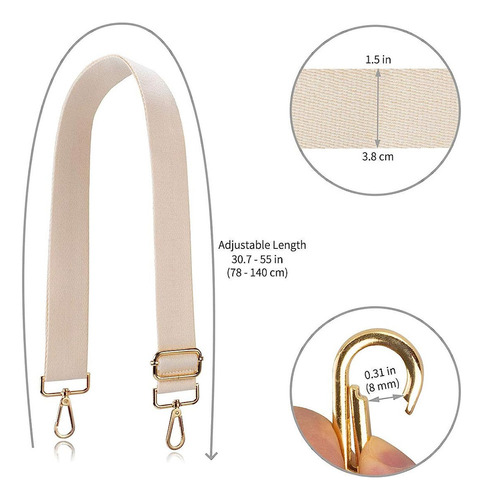 Correa Para Bolso Crossbody Correa De Algodón Para Bolso