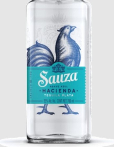 Pack De 12 Tequila Sauza Hacienda Plata Blanco 700 Ml