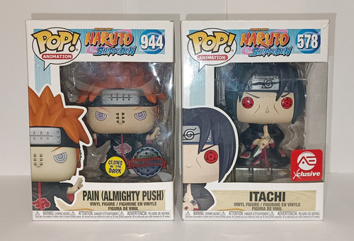 Funko Pop - Pain Glow & Itachi Exclusive - Naruto Shippuden (Usado)