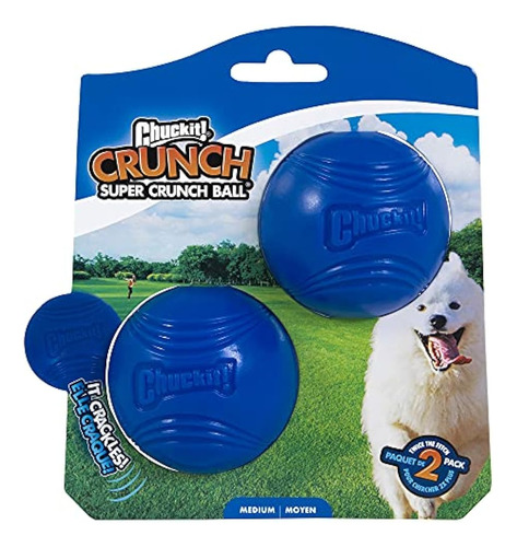 Chuckit! Juguete Para Perros Crunch Ball, Mediano (paquete D