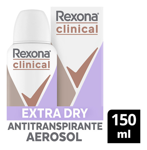 Rexona Clinical Desodorante en aerosol dry 150ml