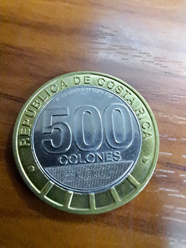 Moneda De 500 Colones Edición 200 Años De Independencia Cr