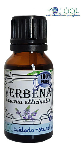 Aceite Esencial Verbena 100% Puro Natural Orgánico 15ml F